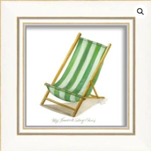Green Sling Chair Wall Art