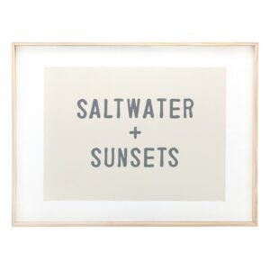 Saltwater wood wall art-29x22